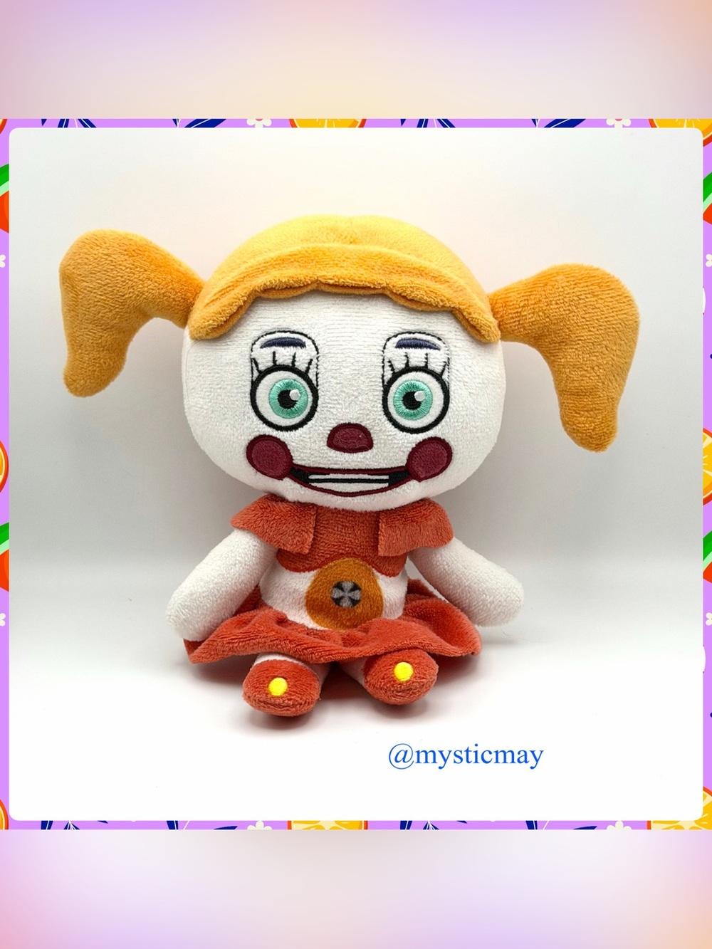 2017 Funko 9” Tall CIRCUS BABY PLUSH Five Night at Freddy’s Sister Location Doll